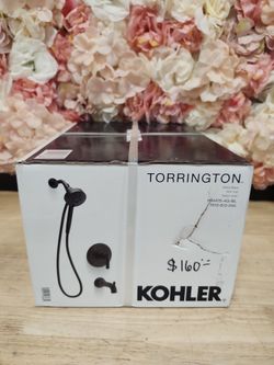 KOHLER
Torrington Single Handle 3-Spray Tub and Shower Faucet 1.75 GPM in. Matte Black (Valve Included)