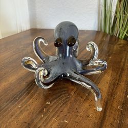 Vintage Art Glass Octopus