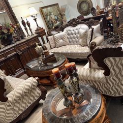 Stunning New 3 Pc Sofa Set 