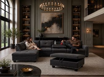 🔥Flash Deal🔥Brand New 2pc Sectional with Ottoman $499, Payment available