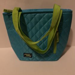 New polar pack turquoise insulated lunch bag