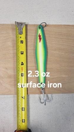 Blue/green/yellow Surface Iron Jig