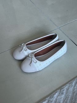 Tweed Ballerina Flats
