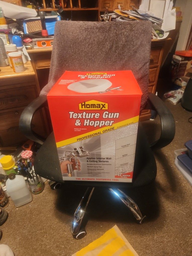 3) Homax Texture Gun And Hopper - Has Been Used - Matthews Auctioneers