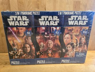 Star Wars 3 in 1 Panoramic Puzzle