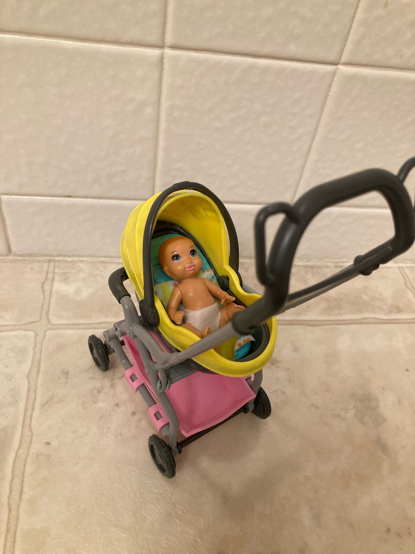 Barbie Skipper - Baby Doll w/Stroller