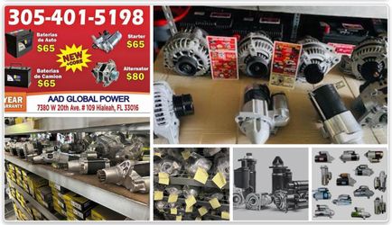 Starter con 1 año de garantía reconstruidos nuevos para autos