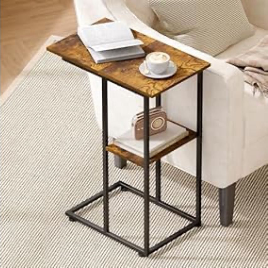 C Shaped Sofa Side Table