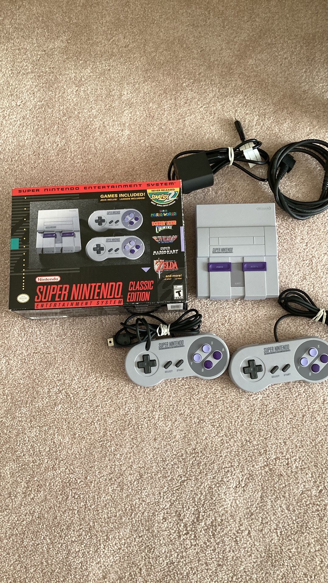 Super Nintendo Mini With Box In Great Condition