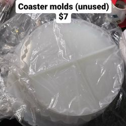 BRAND NEW Silicone Coaster Molds 