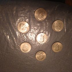 Monedas De Un Dollar Doble Fecha  "D"