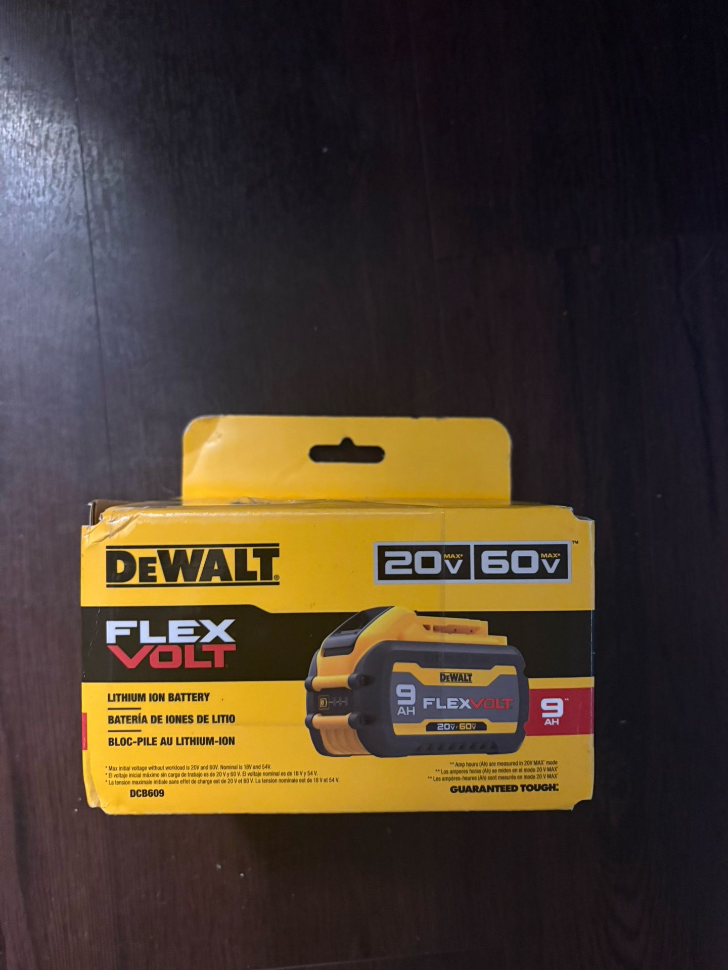 Dewalt 9.0 Flexvolt Battery New