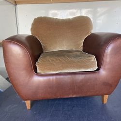 Genuine Leather Armchair