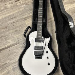 Used Kramer Assault 220 Solid Body Electric Guitar With JH EMG Activate Pickups And Licensed Floyd Rose Tremolo System 