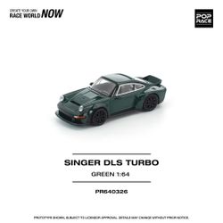 Pop Race 1:64 Porsche Singer DLS Turbo Road Green PR640326