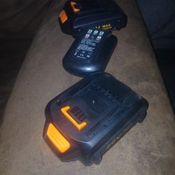 Worx Charger N Battyery