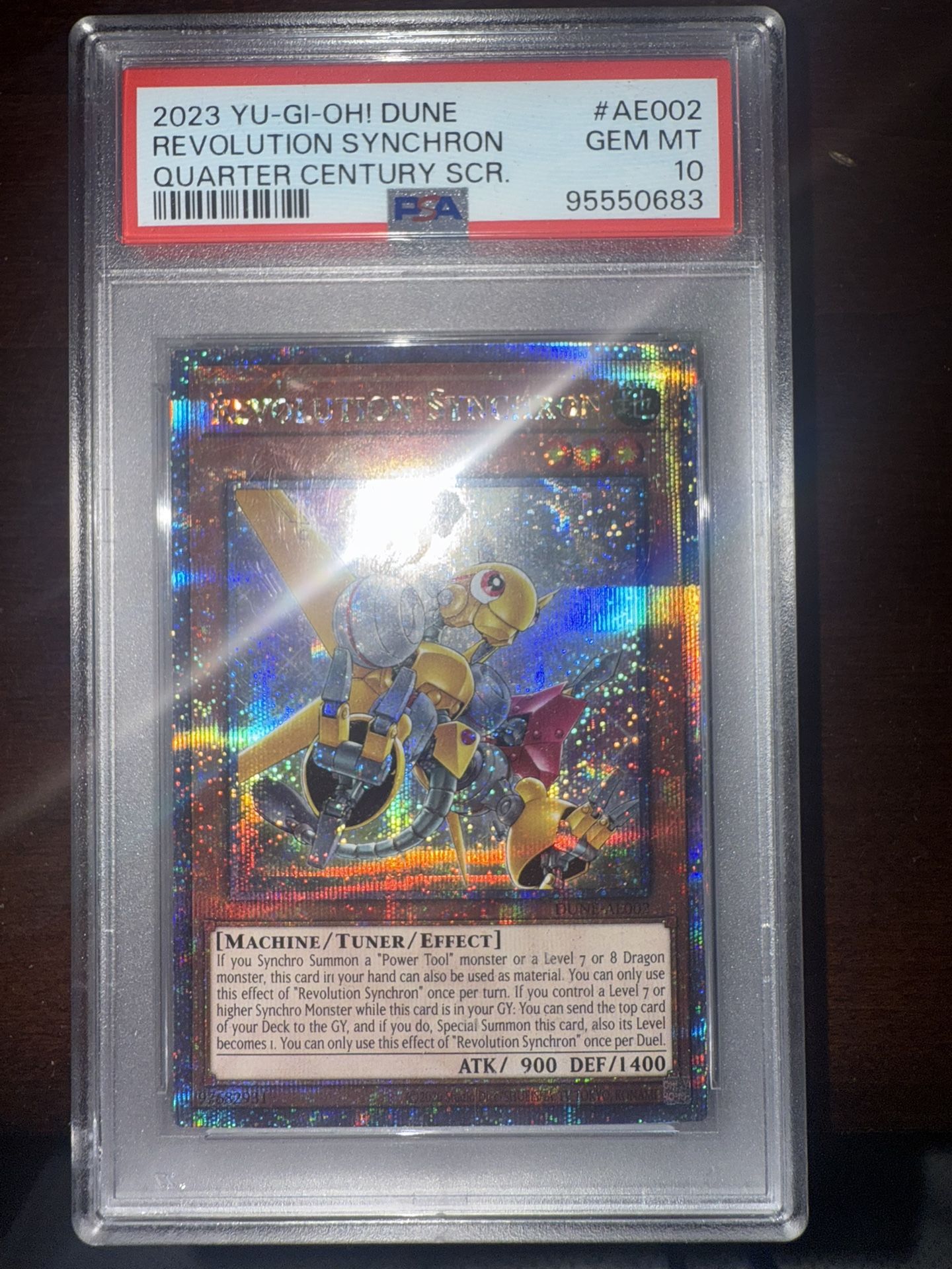 YuGiOh Revolution Synchron QCSR PSA 10 ASIAN ENGLISH