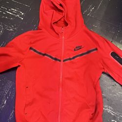 Red and Grey (KIDS) Nike Tech fleece 