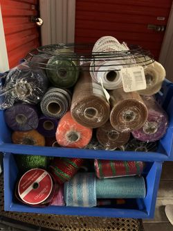 Crafting ribbon, decorative mesh