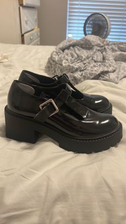 Madden Girl Platform Patent Leather Mary Jane’s
