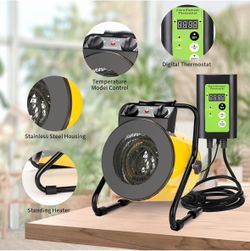 Fan And Heater With Thermostat 