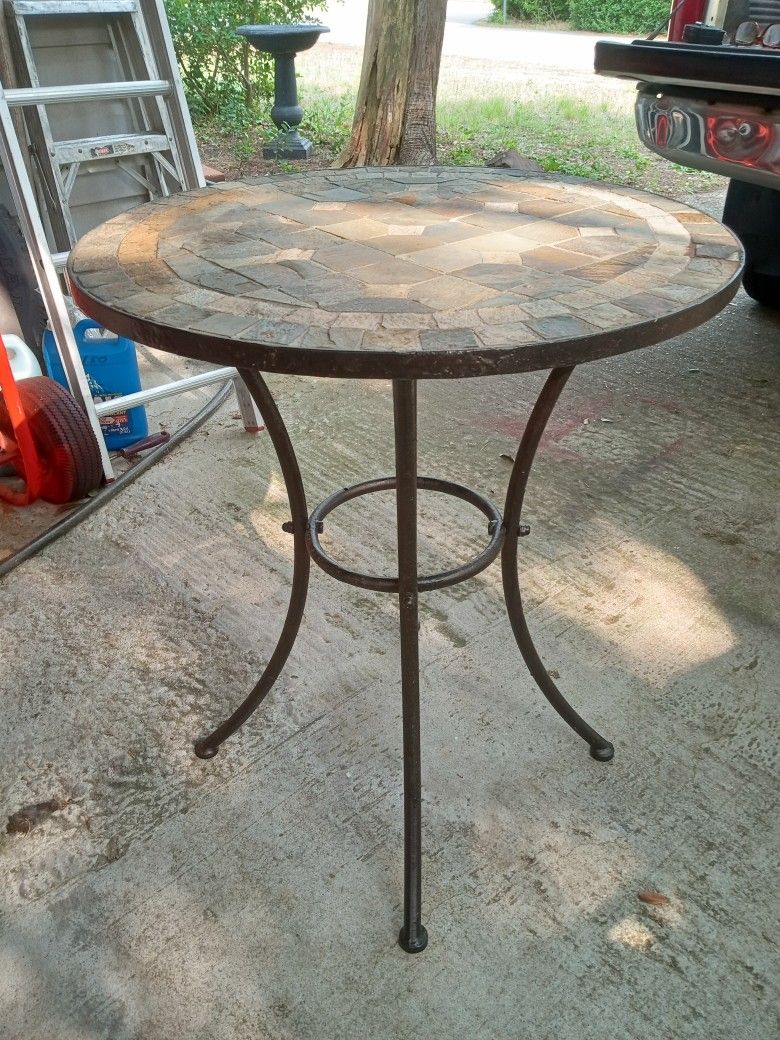 STONE TOP TABLE