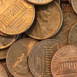100 COPPER LINCOLN CENTS
