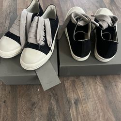 Size 11 and 9.5 Rick owens