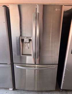 LG Stainless Steel Refrigerator And Freezer