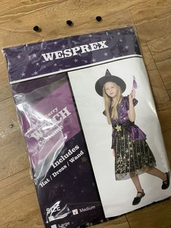 Girls Witch Costume (Medium)