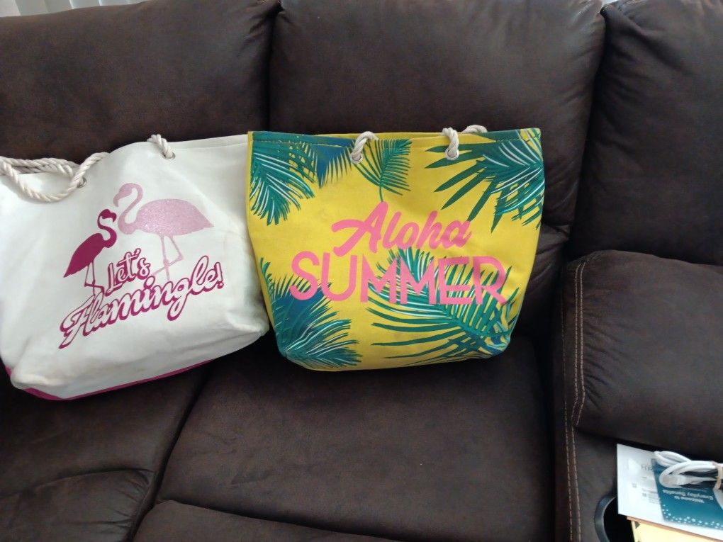 2 Summer Tote Bags