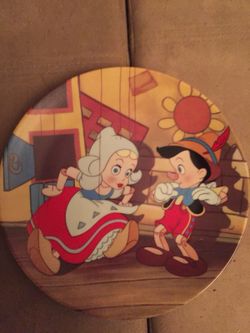 Pinocchio Disney Knowles numbered limited edition plate 1990