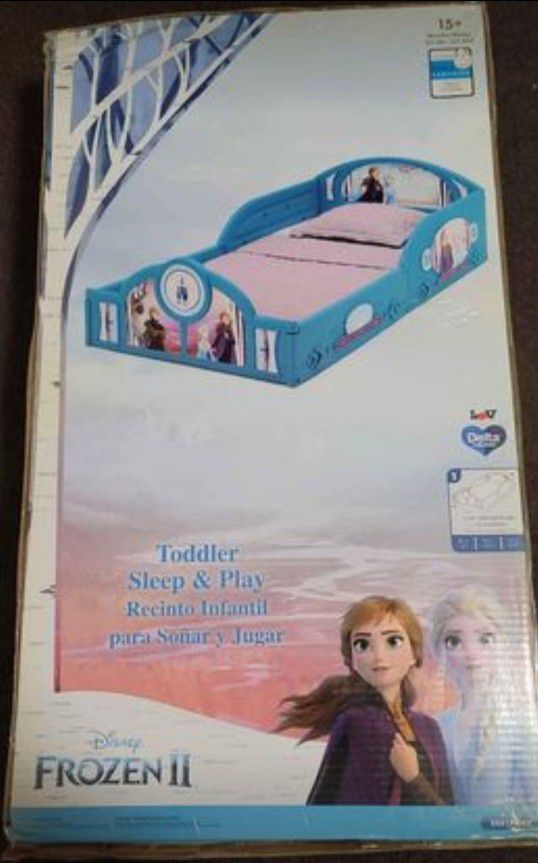 Disney Frozen II Toddler Sleep & Play Bed
