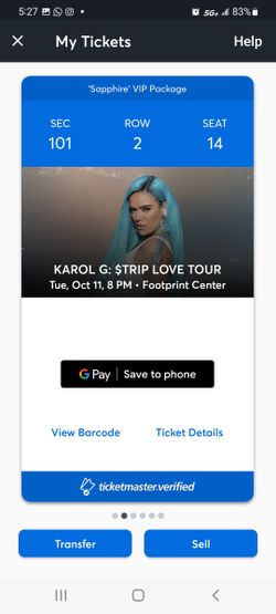 Karol G Tickets