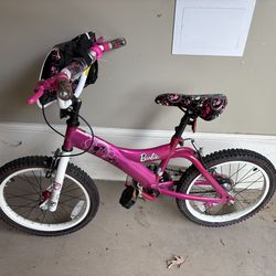 Barbie Kids Bike – 16” Wheels – Good Condition