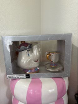 DISNEY PARK BEAUTY & THE BEAST MRS POTS SET