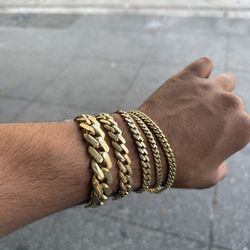 14k Gold Miami Cuban Bracelet 