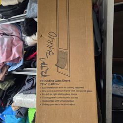 Free Sliding Glass Pet Door