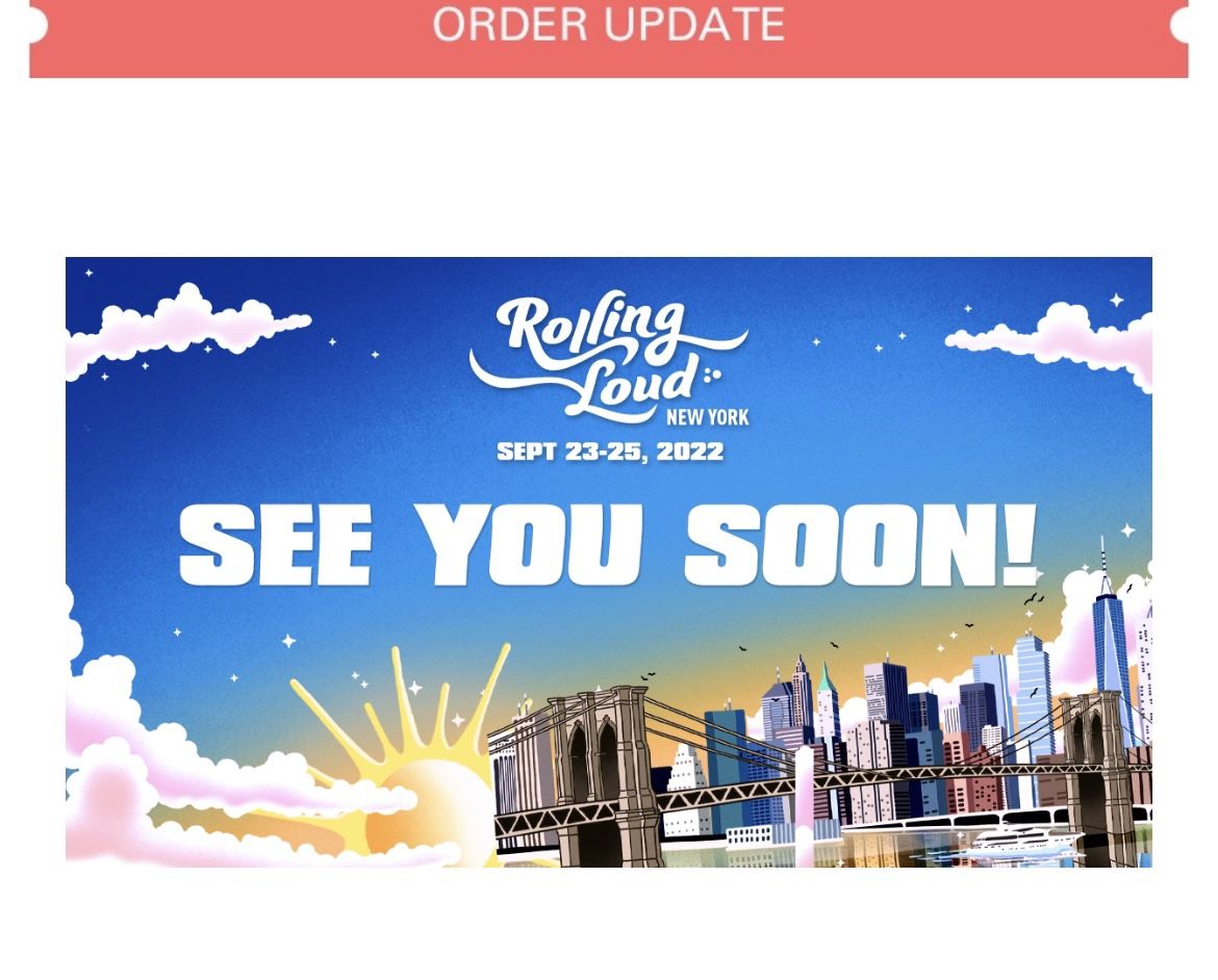Rolling Loud Ticket 9/23 - 9/25