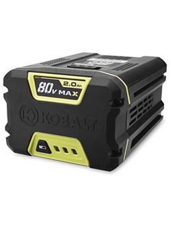 Kobalt 80-Volt Lithium Ion (Li-ion) Cordless Power Equipment Battery 2.0Ah