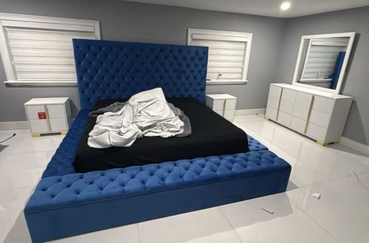 New Bedframe With Speakers In Box 📦 Buy Now Pay Later $39 Down
