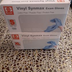 VINYL SYNMAX EXAM GLOVES