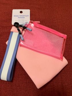 Dual wristlet pouch