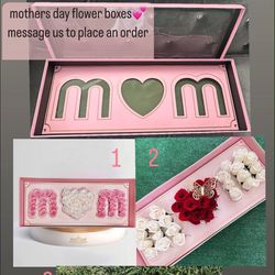 Mom Box With Roses 