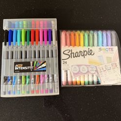 Markers/Sharpies (Two 24 Packs)