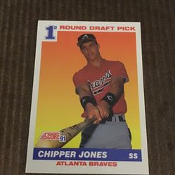 1st Round Draft Chipper Jones #671