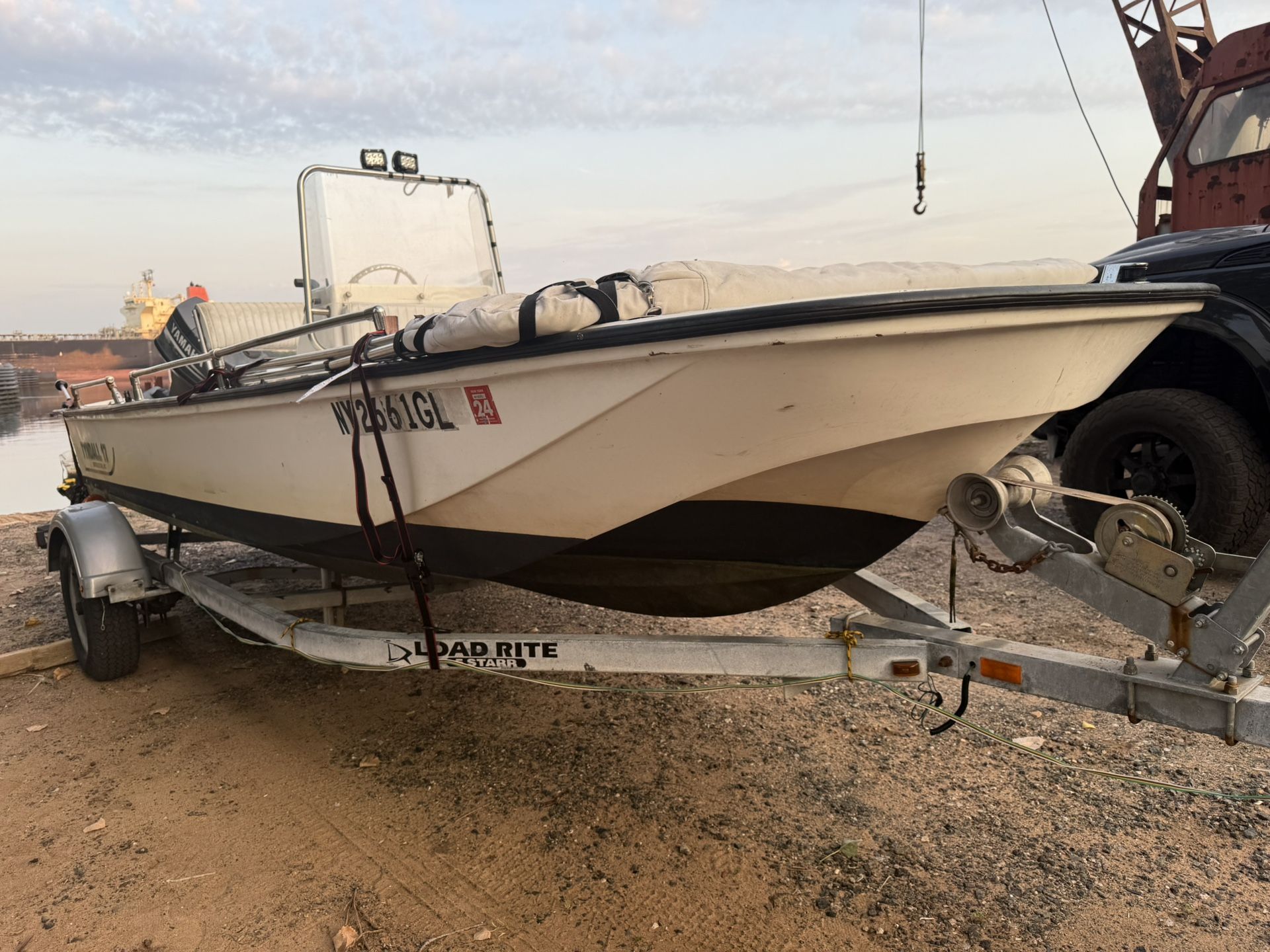 2007 17” Skiff 70hp Trailer