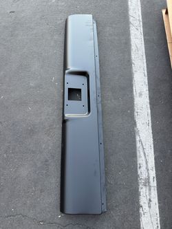 New Chevy GMC Silverado Sierra 1500 2500 1999-2007 3500 Rear Steel Bumper Roll Pan Black Face Bar