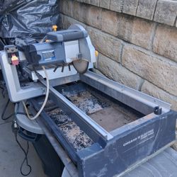 Chicago Electric 10-in. 2.5 HP Industrial Tile/Brick Saw