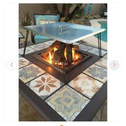 Heat Warden
13 in. H x 24 in. W x 24 in. D Fire Pit Heat Deflector in Stainless Steel